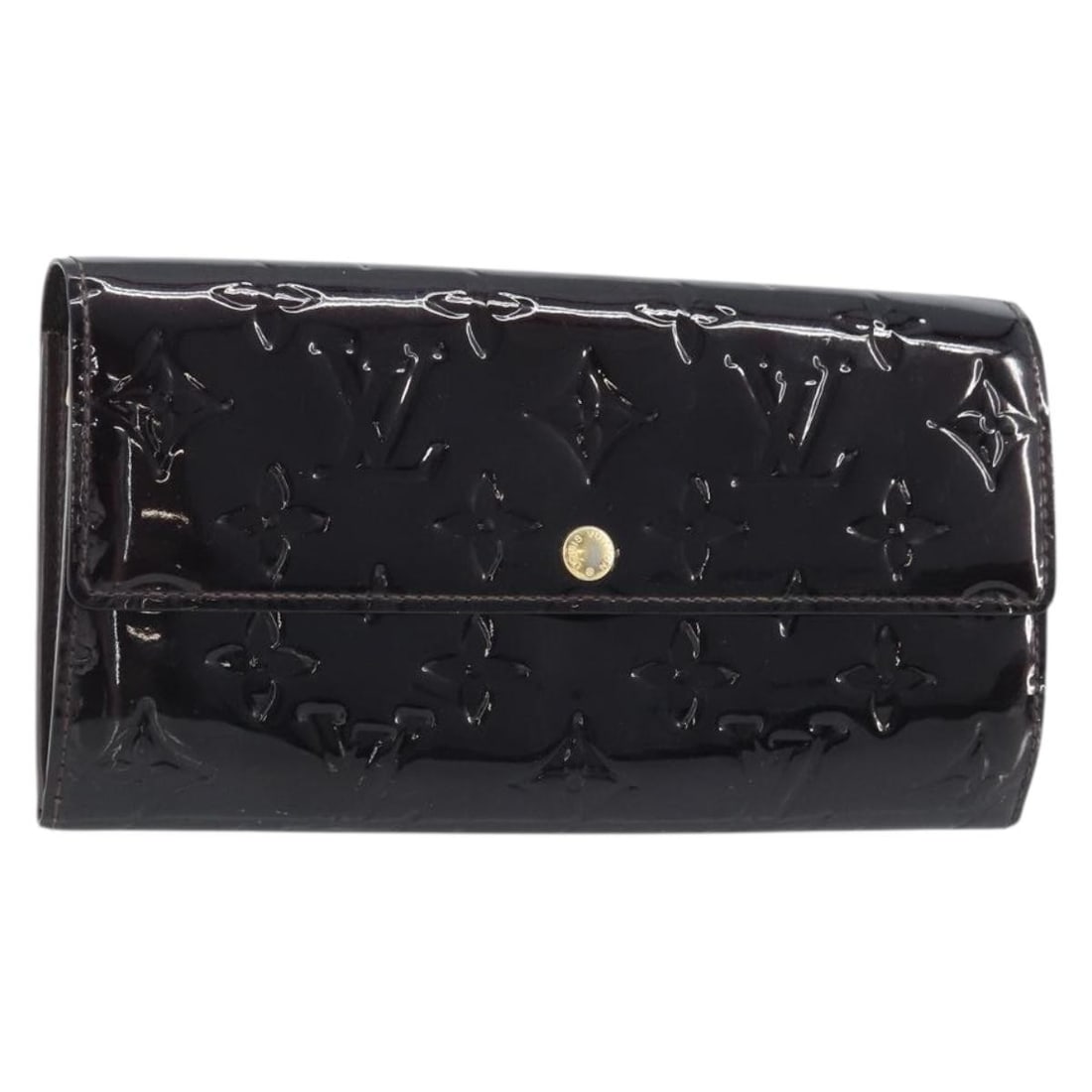 Louis Vuitton Sarah long wallet Amarante Vernis M93524 (1 of 18)