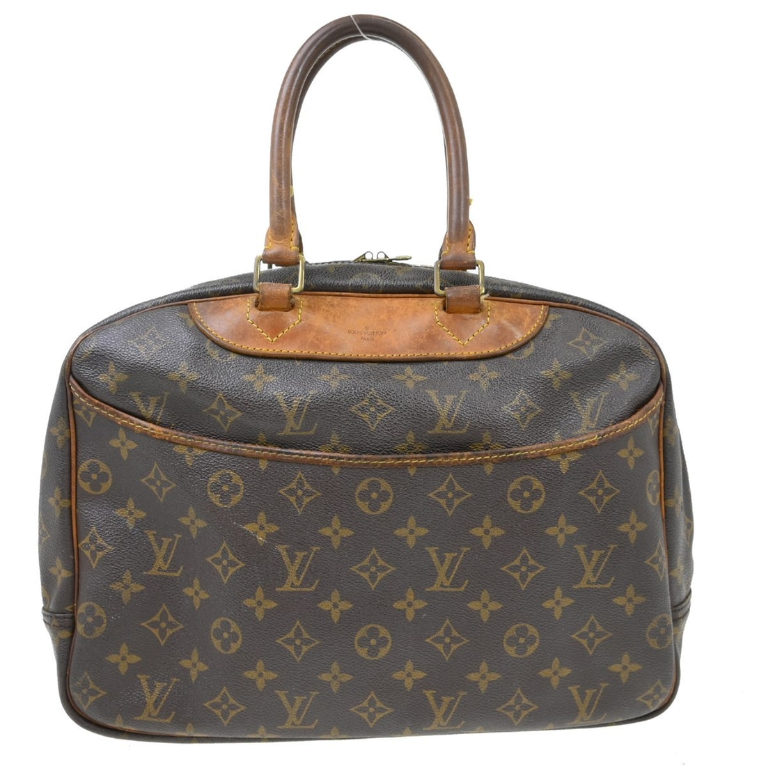 Louis Vuitton Monogram Deauville Bowling Vanity Bag M47270 (1 of 17)