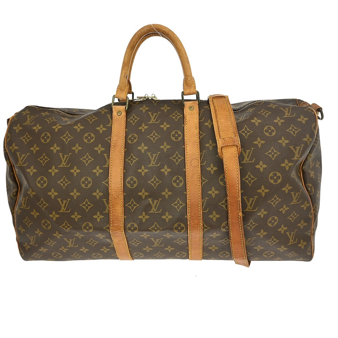 Louis Vuitton Keepall Bandouliere 55 Monogram Canvas Travel Duffle Bag (1 of 18)