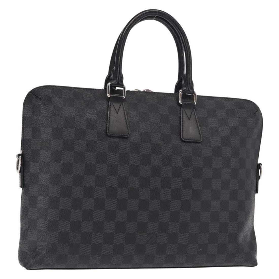 Louis Vuitton Damier Graphite Jules Business Bag N48224: Louis Vuitton Damier Graphite Jules Business Bag N48224 This Louis Vuitton Damier Graphite Porte Documents Jules Bag is a versatile 2-way business bag crafted in Damier Graphite canvas. Designed for w
