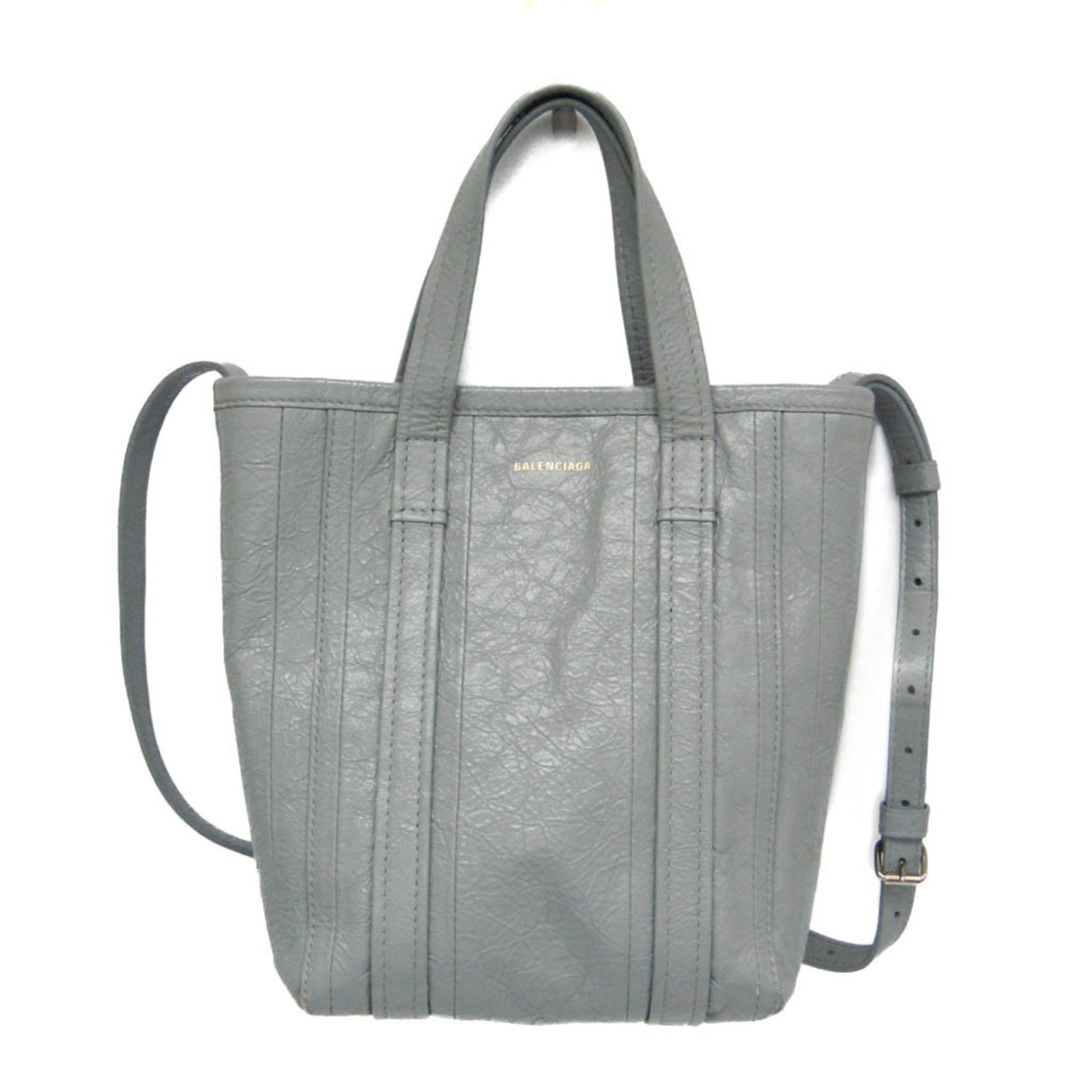 Balenciaga Vintage Tote Gray Leather Handbag (1 of 17)