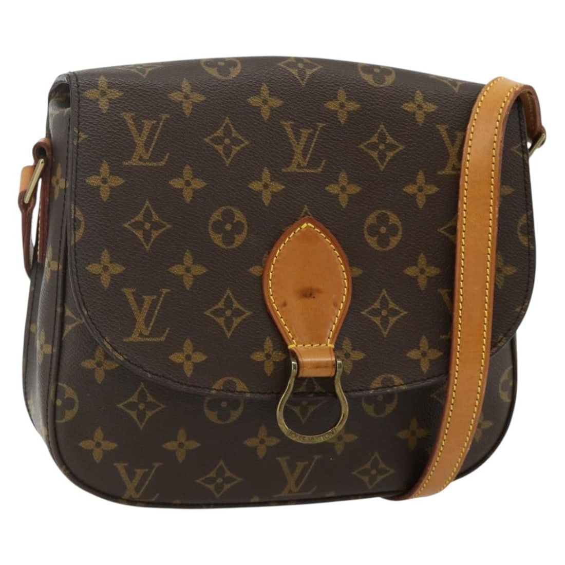 Louis Vuitton Saint Cloud GM Monogram Canvas Shoulder Bag M51242: Louis Vuitton Saint Cloud GM Monogram Canvas Shoulder Bag M51242 This Louis Vuitton Monogram Saint Cloud GM Shoulder Bag (model M51242) is crafted from the signature Monogram Canvas and designed for w