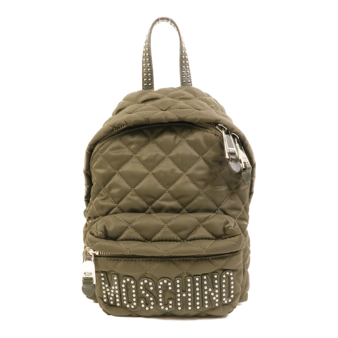 Moschino Green Nylon Rucksack Backpack (1 of 13)