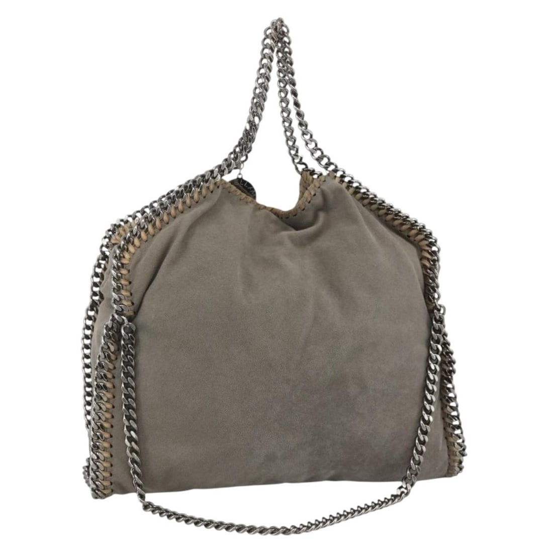 Stella MacCartney Falabella gray silver polyester tote with shoulder strap (1 of 18)