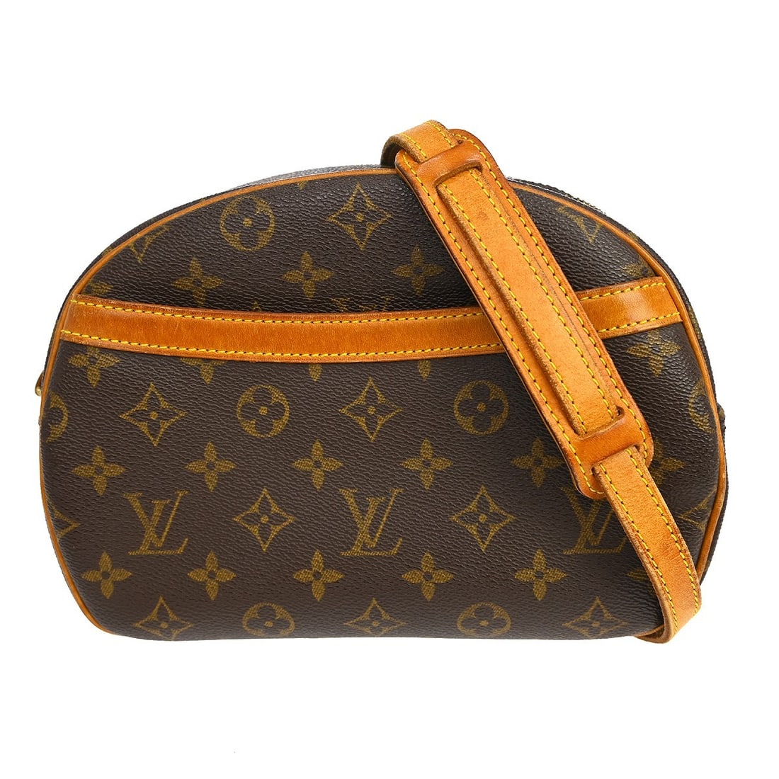 Louis Vuitton Blois Monogram Canvas Crossbody Bag M51221: Louis Vuitton Blois Monogram Canvas Crossbody Bag M51221 This Louis Vuitton Monogram Blois crossbody bag features the iconic monogram canvas leather exterior with brown accents and a logo detail. Desi