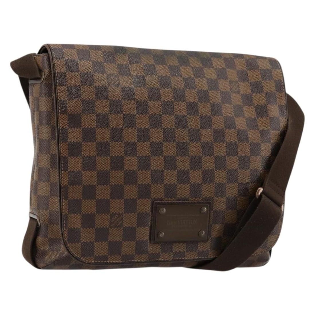 Louis Vuitton Brooklyn PM Damier Ebene Canvas Shoulder Bag N51210: Louis Vuitton Brooklyn PM Damier Ebene Canvas Shoulder Bag N51210 This Louis Vuitton Damier Ebene Brooklyn PM is a women's shoulder bag crafted from Damier Ebene canvas. Made in Spain, it features a c
