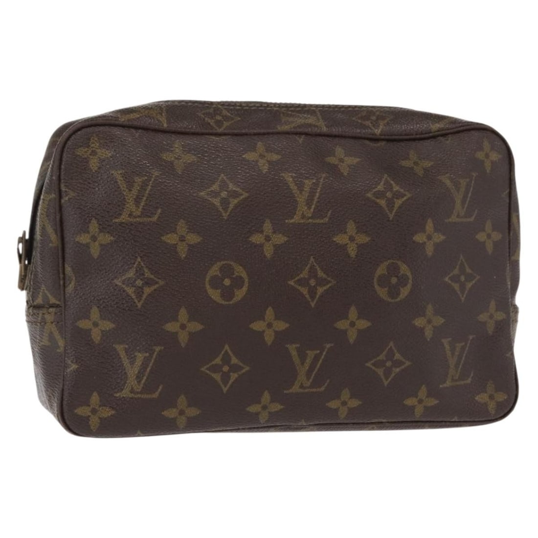 Louis Vuitton Monogram Canvas Trousse Toilette 23 Clutch M47524: Louis Vuitton Monogram Canvas Trousse Toilette 23 Clutch M47524 This Louis Vuitton Monogram Trousse Toilette 23 clutch bag is crafted from signature monogram canvas and designed for women. The bag fea