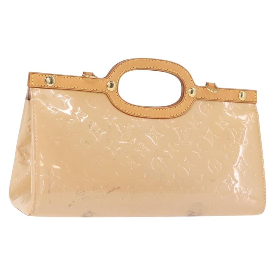 LOUIS VUITTON Vernis Roxbury Drive Handbag Rose Flow Lantern M91391 Auth (1 of 18)