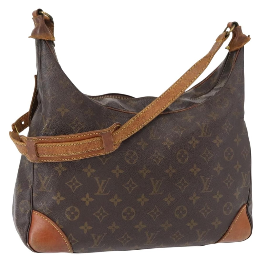 LOUIS VUITTON Monogram Boulogne 35 Shoulder Bag M51260 Auth (1 of 18)