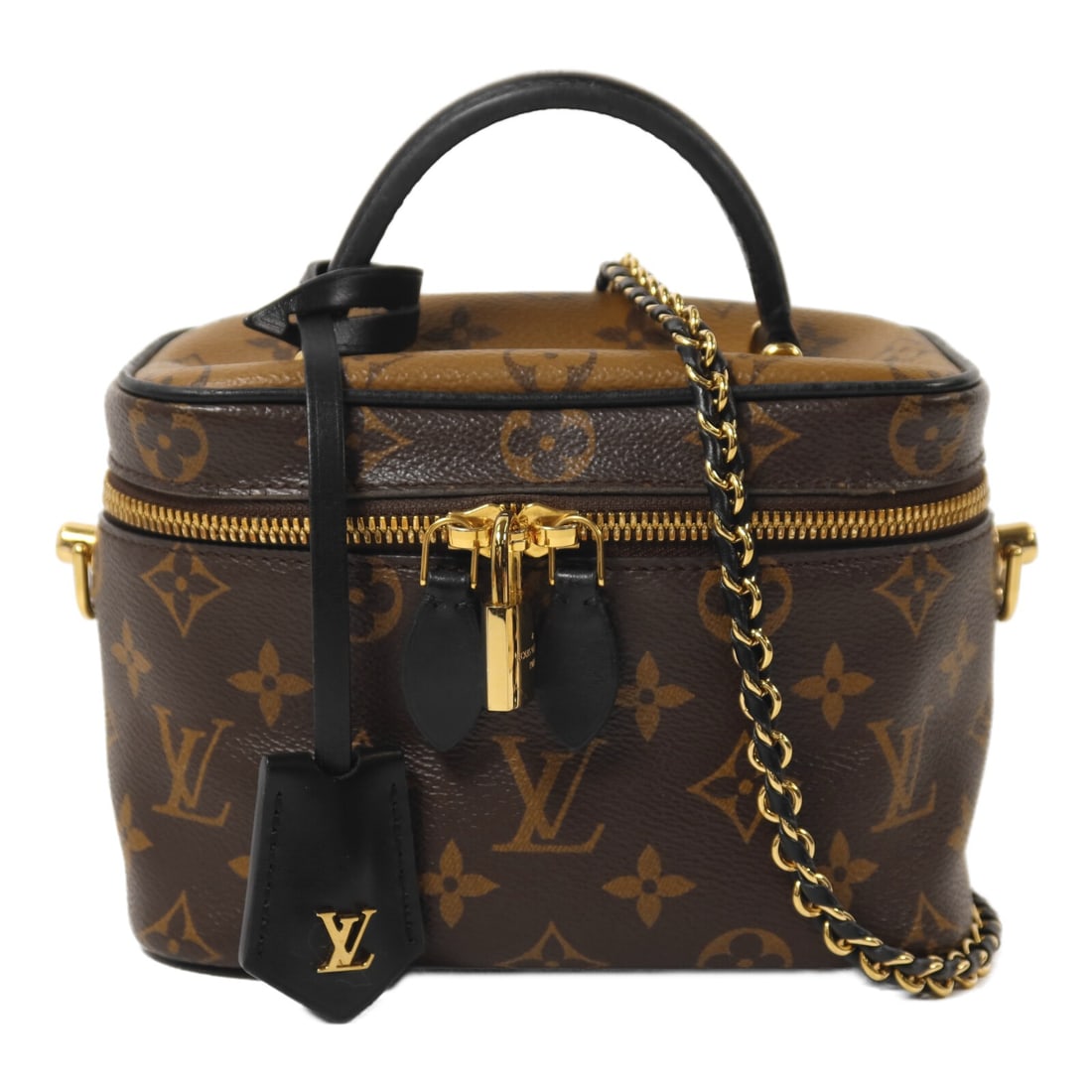 Louis Vuitton Vanity PM Monogram Reverse Chain Shoulder Bag M45165 (1 of 16)