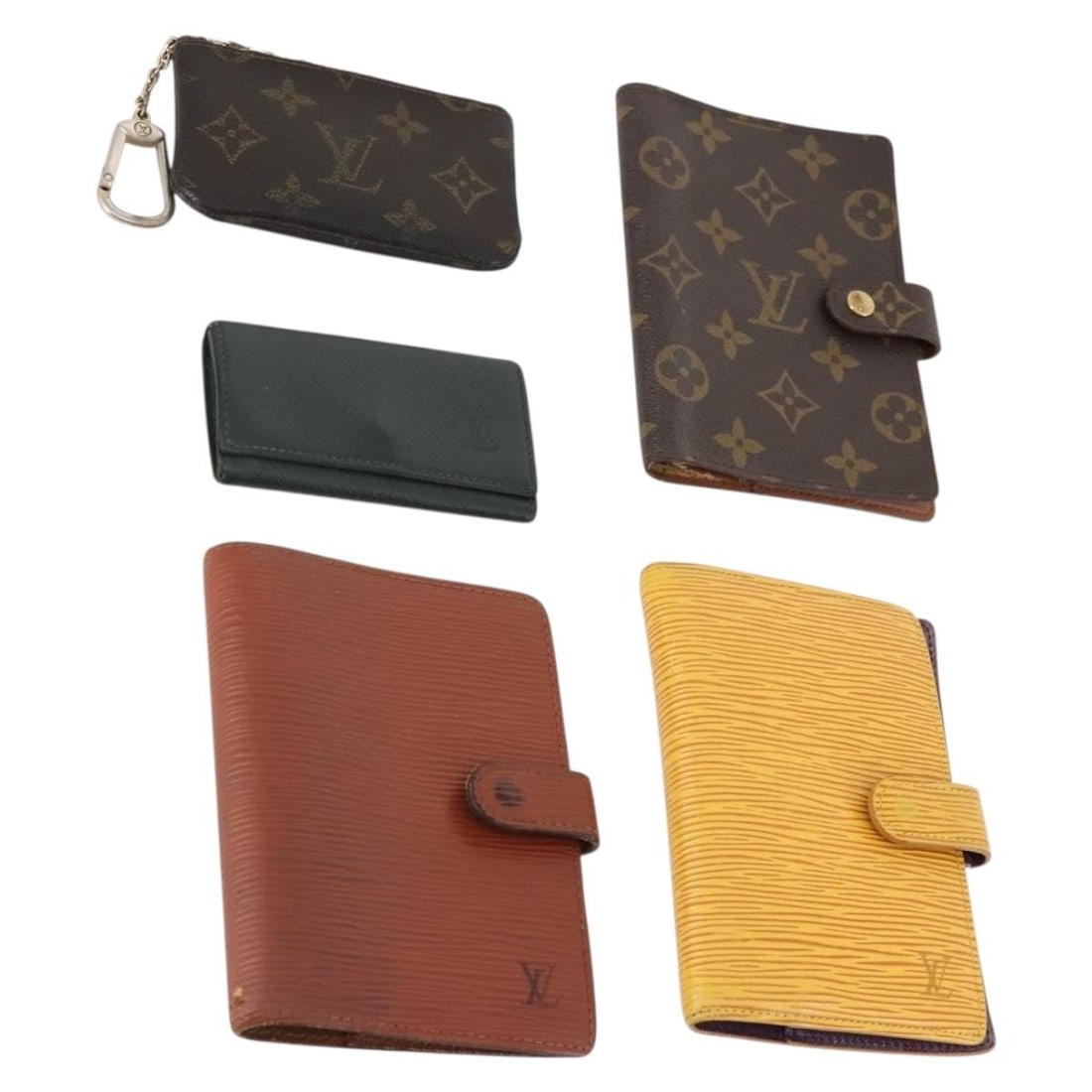 Louis Vuitton Monogram Canvas Day Planner Cover Coin Purse 5 Piece Set (1 of 18)