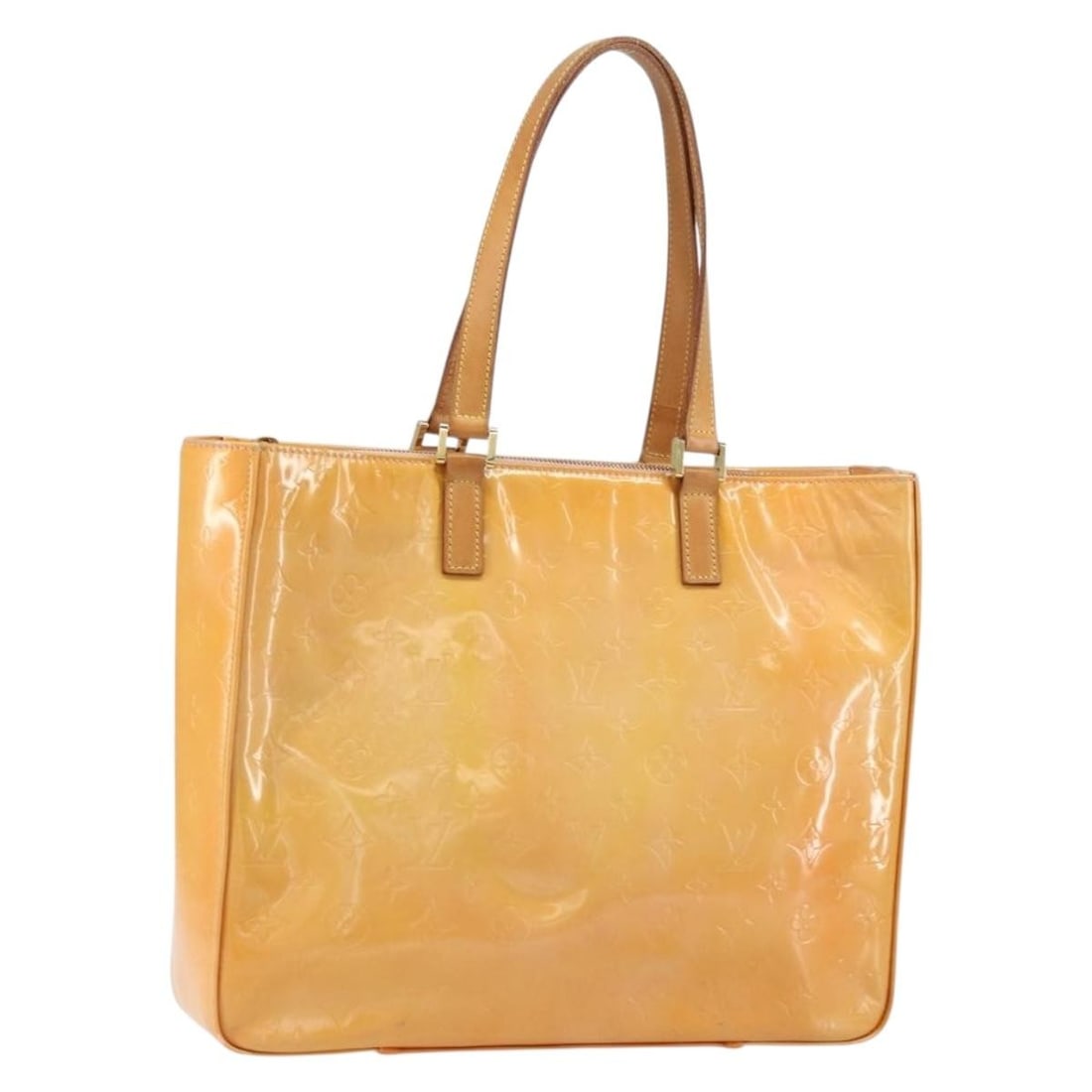 LOUIS VUITTON Monogram Vernis Columbus Tote Marshmallow Pink M91032 Auth: LOUIS VUITTON Monogram Vernis Columbus Tote Marshmallow Pink M91032 Auth The LOUIS VUITTON Monogram Vernis Columbus Bag is a stylish tote crafted from high-quality patent leather in a delightful marsh