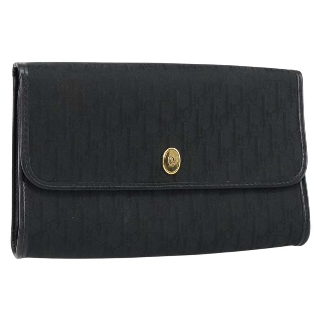 Christian Dior Trotter Canvas Black Gold Shoulder Bag: Christian Dior Trotter Canvas Black Gold Shoulder Bag This Christian Dior Trotter Canvas Chain Shoulder Bag features the iconic Trotter canvas in black and gold. Designed as a shoulder bag, it was mad