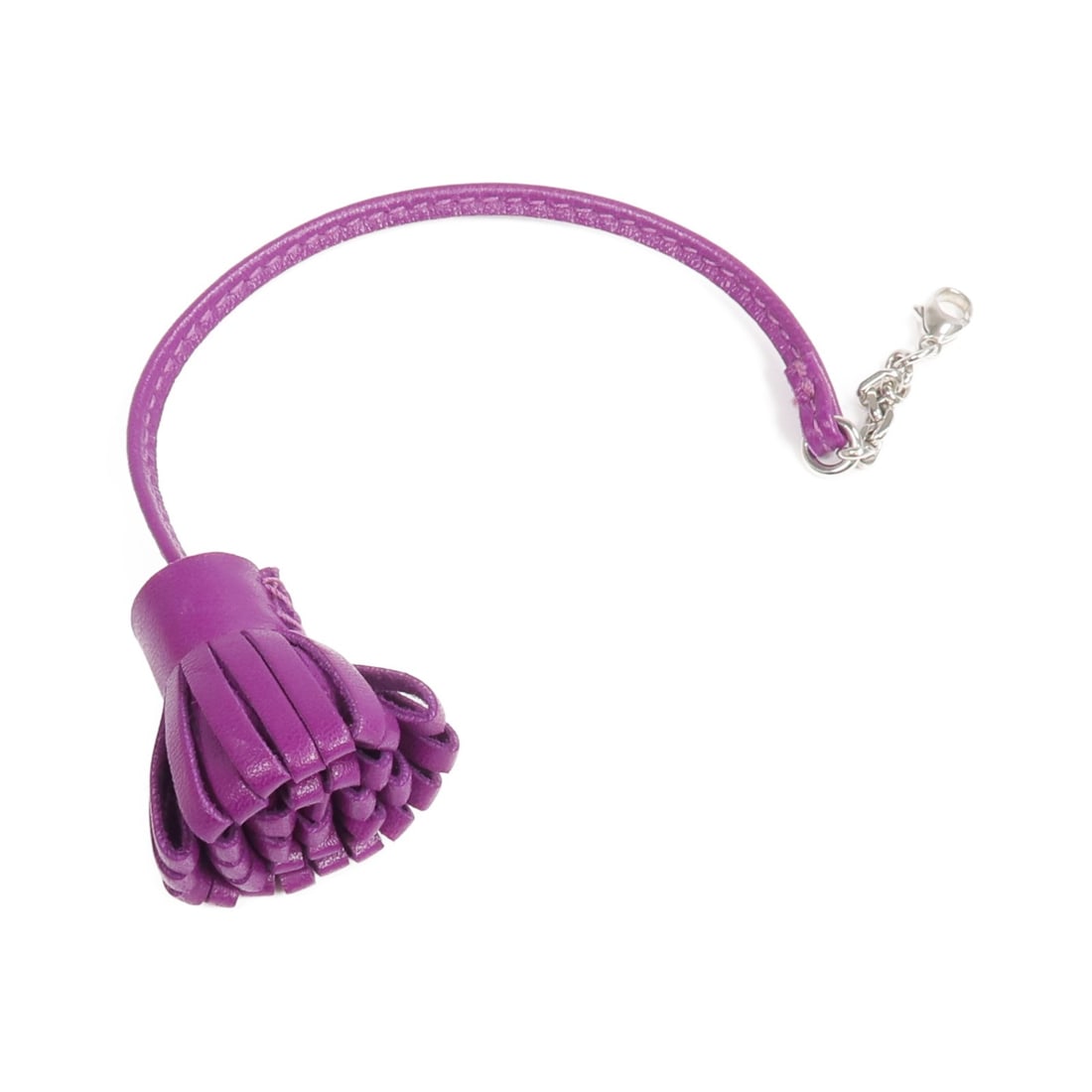 Purple Milo Lambskin Page Marker with Palladium Hardware by Hermes (1 of 8)