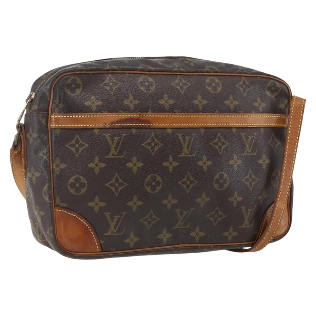 Monogram Canvas Shoulder Bag Louis Vuitton Trocadero 30 M51272 (1 of 18)