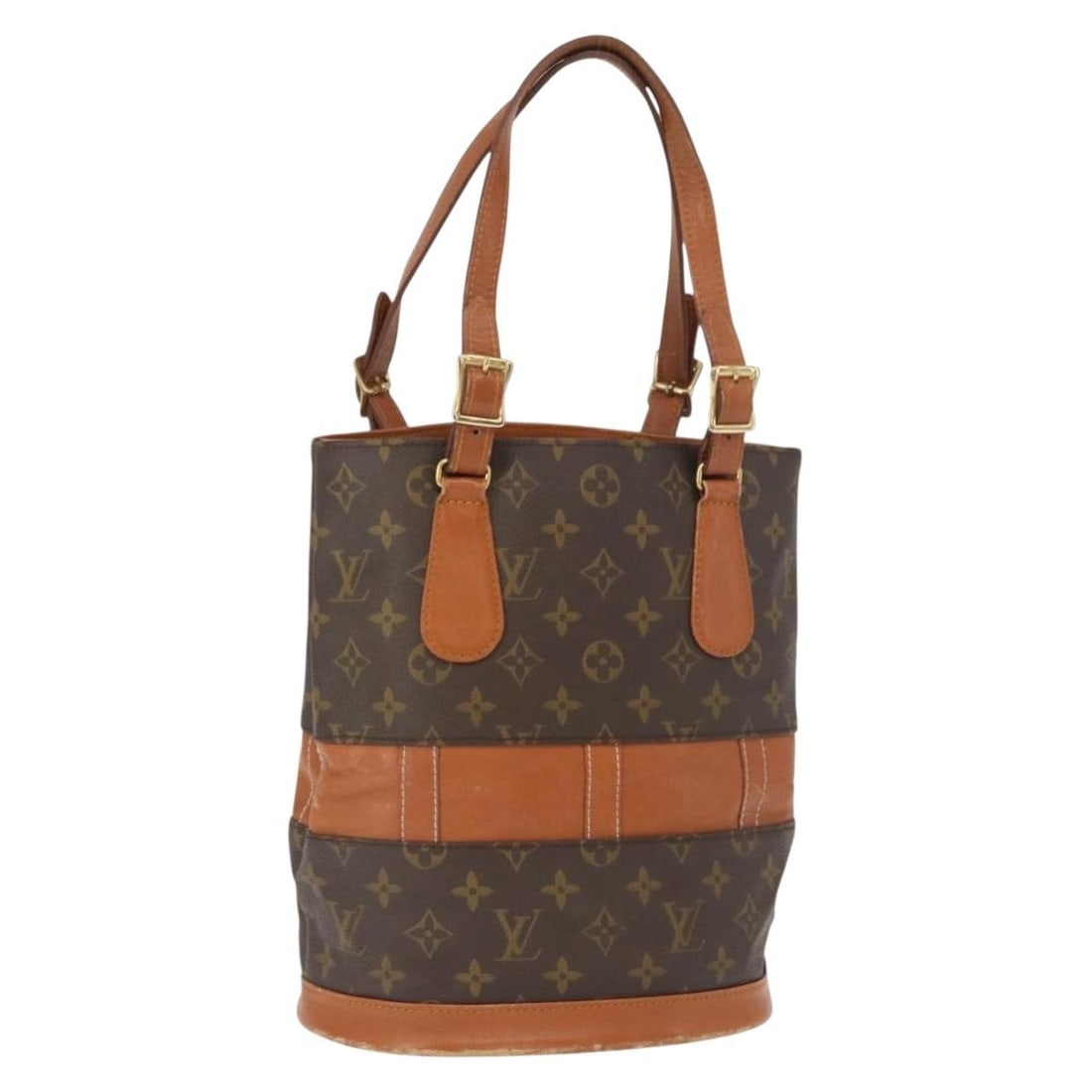 Louis Vuitton Monogram Canvas Bucket PM Shoulder Bag M42238 USA: Louis Vuitton Monogram Canvas Bucket PM Shoulder Bag M42238 USA This Louis Vuitton Monogram Bucket PM Shoulder Bag is a USA limited edition crafted from signature Monogram Canvas. Designed for women, 