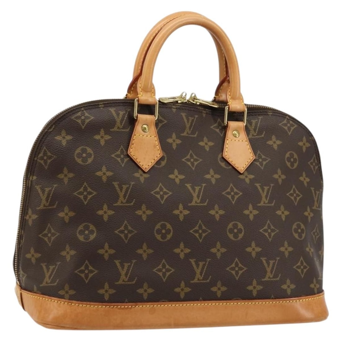 Louis Vuitton Alma Monogram Canvas Vintage Handbag: Louis Vuitton Alma Monogram Canvas Vintage Handbag This Louis Vuitton Vintage Alma Handbag features the iconic Monogram Canvas in a classic brown color. Designed for women, it is crafted from canvas a