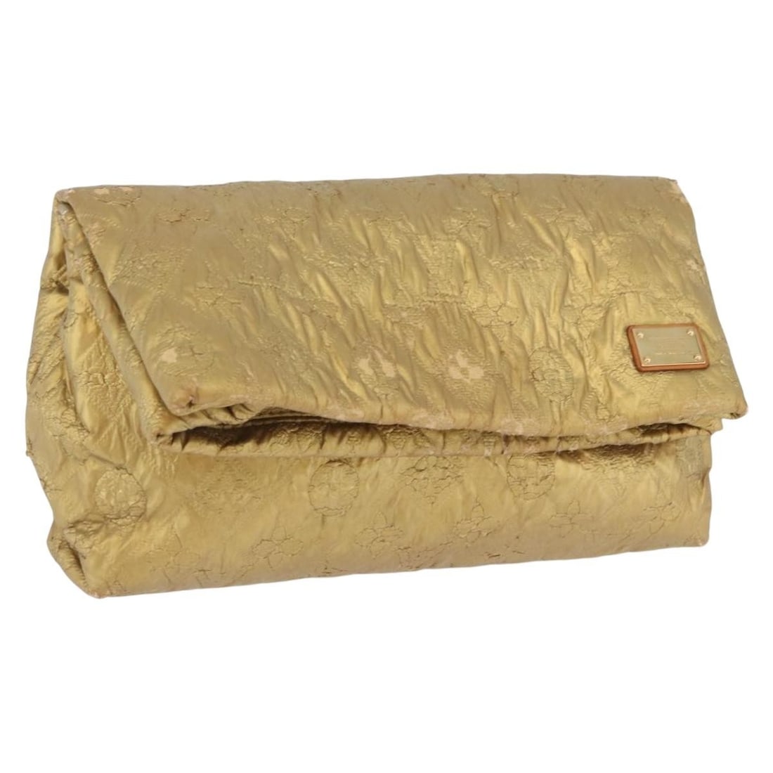 Louis Vuitton Monogram Canvas Gold Lime Light MM Women's Clutch Bag: Louis Vuitton Monogram Canvas Gold Lime Light MM Women's Clutch Bag This Louis Vuitton Monogram Lime Light Clutch MM is crafted from gold-tone monogram canvas and designed for women. Made in France, t