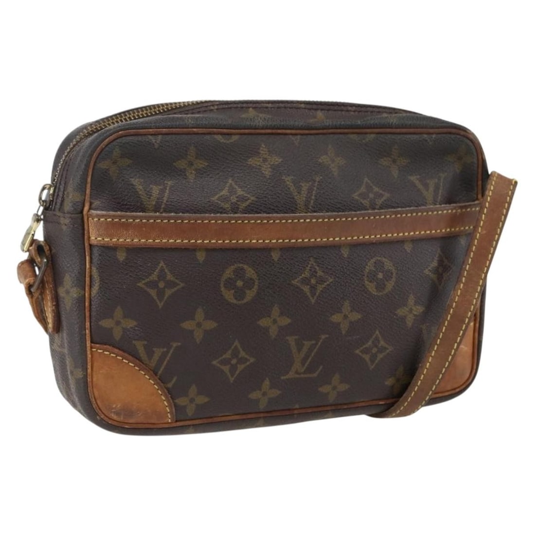 Louis Vuitton Trocadero 23 Monogram Canvas Shoulder Bag M51276 France: Louis Vuitton Trocadero 23 Monogram Canvas Shoulder Bag M51276 France This is a Louis Vuitton Monogram Trocadero 23 shoulder bag, model M51276. Crafted from signature monogram canvas, it features an a