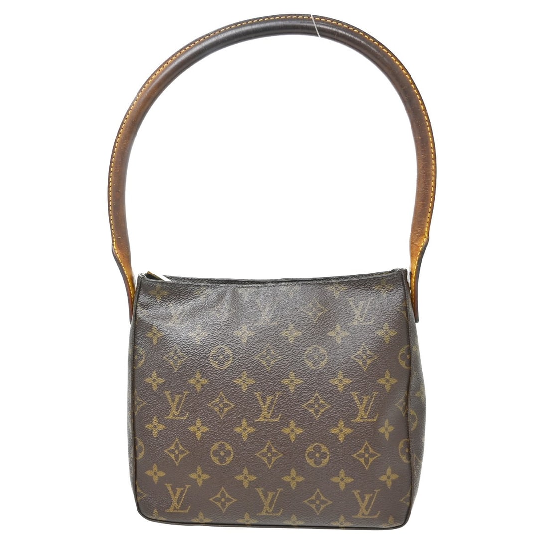 Louis Vuitton Mini Looping Monogram Canvas Brown Handbag M51146: Louis Vuitton Mini Looping Monogram Canvas Brown Handbag M51146 This Louis Vuitton Looping MM handbag features the iconic monogram canvas leather exterior with a classic brown color and a top handle d