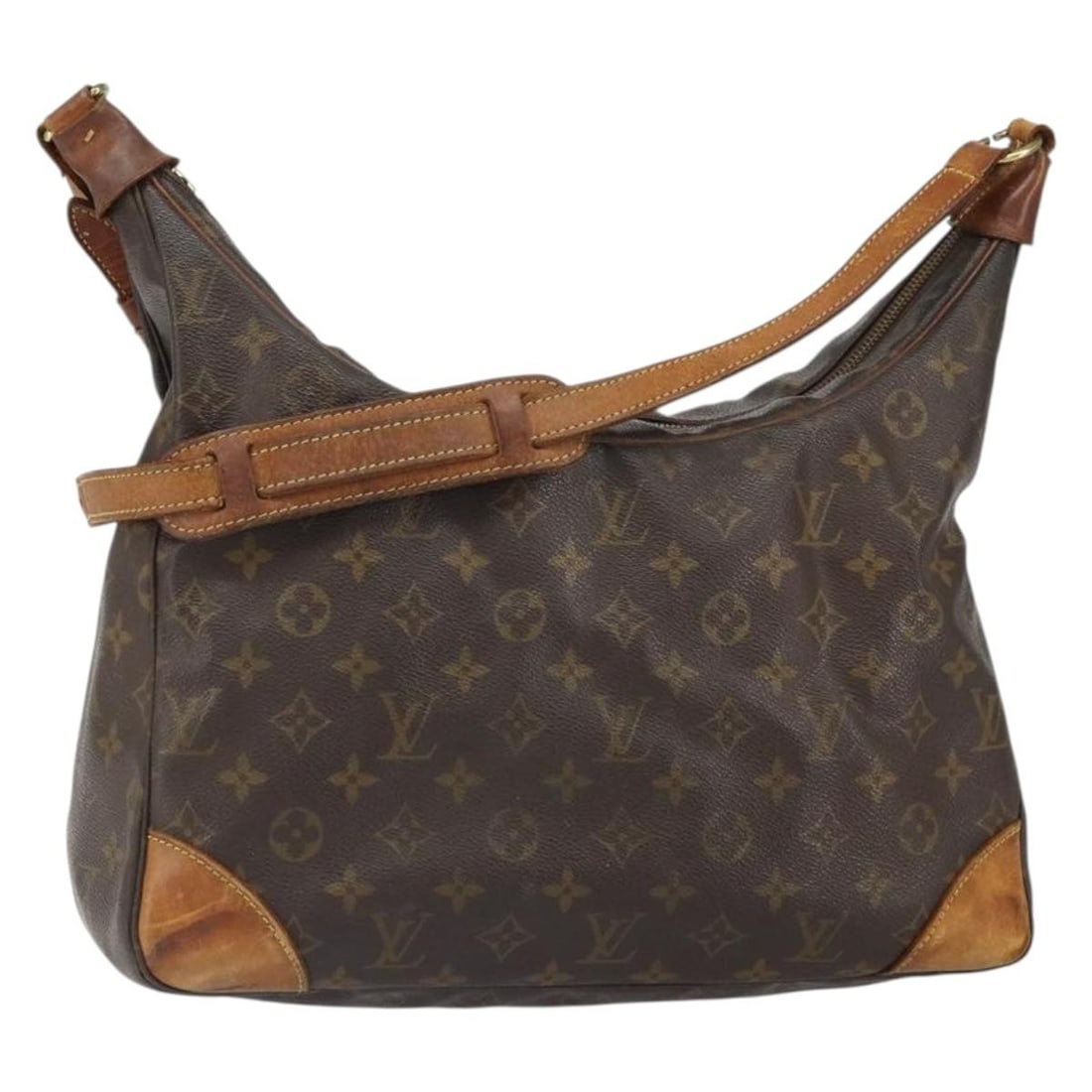 Louis Vuitton Boulogne 35 Monogram Canvas Shoulder Bag M51260 France: Louis Vuitton Boulogne 35 Monogram Canvas Shoulder Bag M51260 France This is a Louis Vuitton Monogram Boulogne 35 shoulder bag crafted from signature monogram canvas. Designed for women, the bag offer