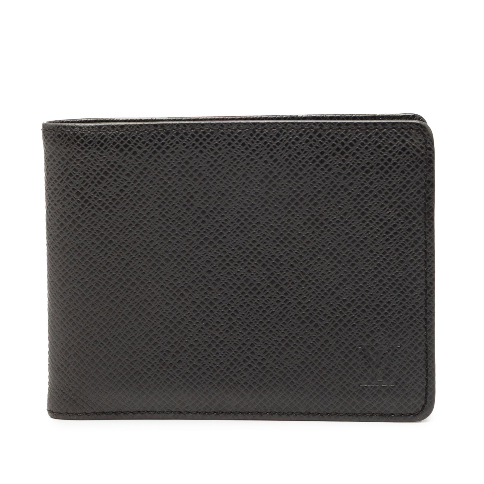 Louis Vuitton Taiga Leather Multiple Bifold Wallet Black (1 of 7)