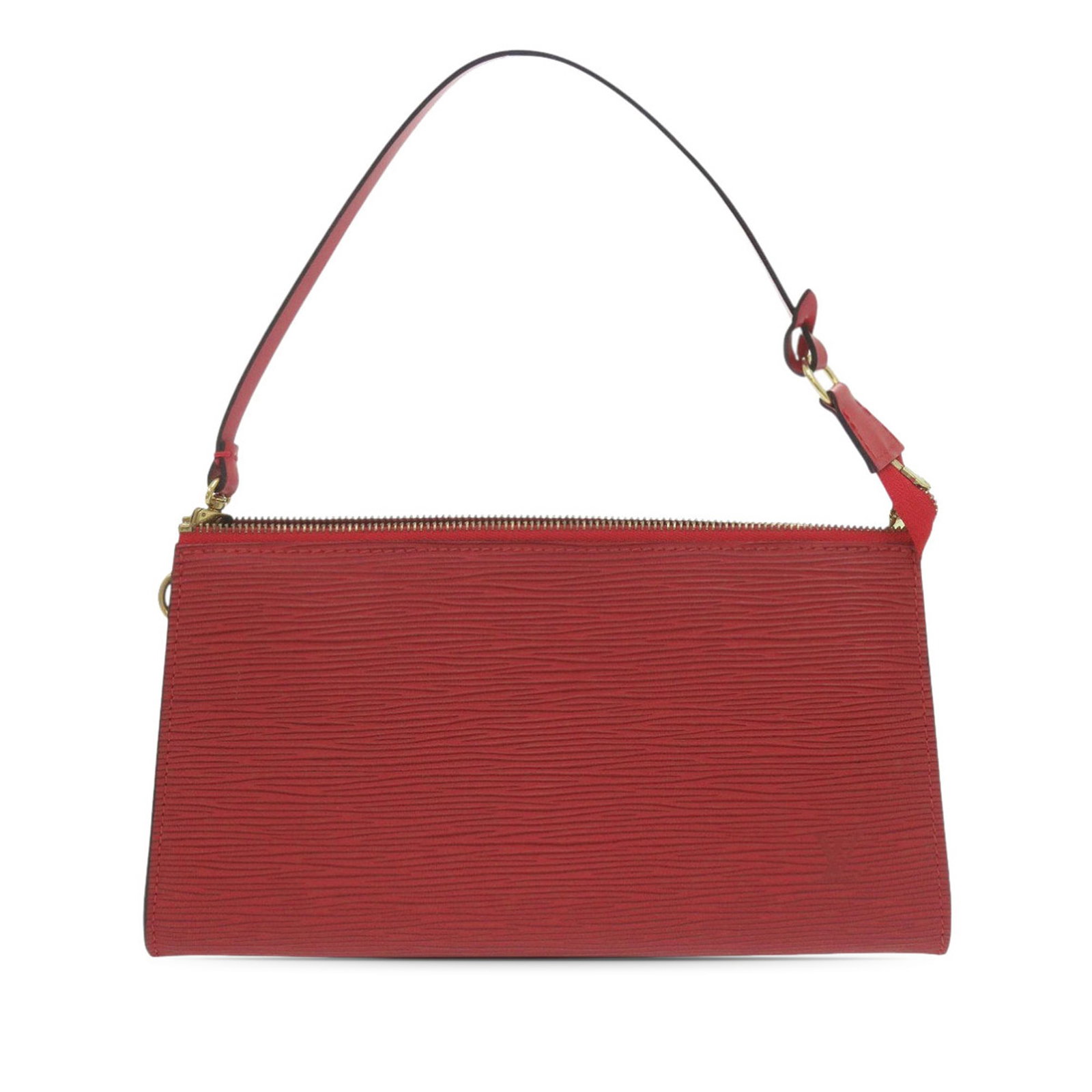 Louis Vuitton Epi leather red pochette with shoulder strap (1 of 10)