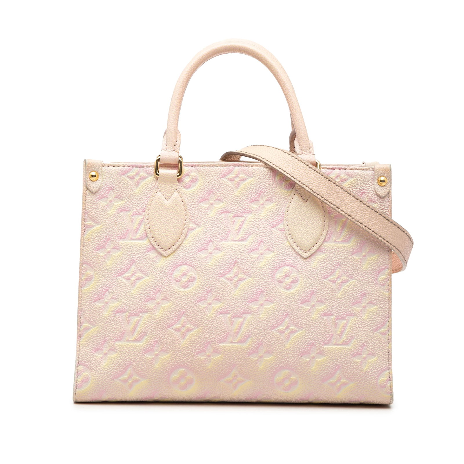Louis Vuitton OnTheGo PM Monogram Empreinte pink leather tote (1 of 7)
