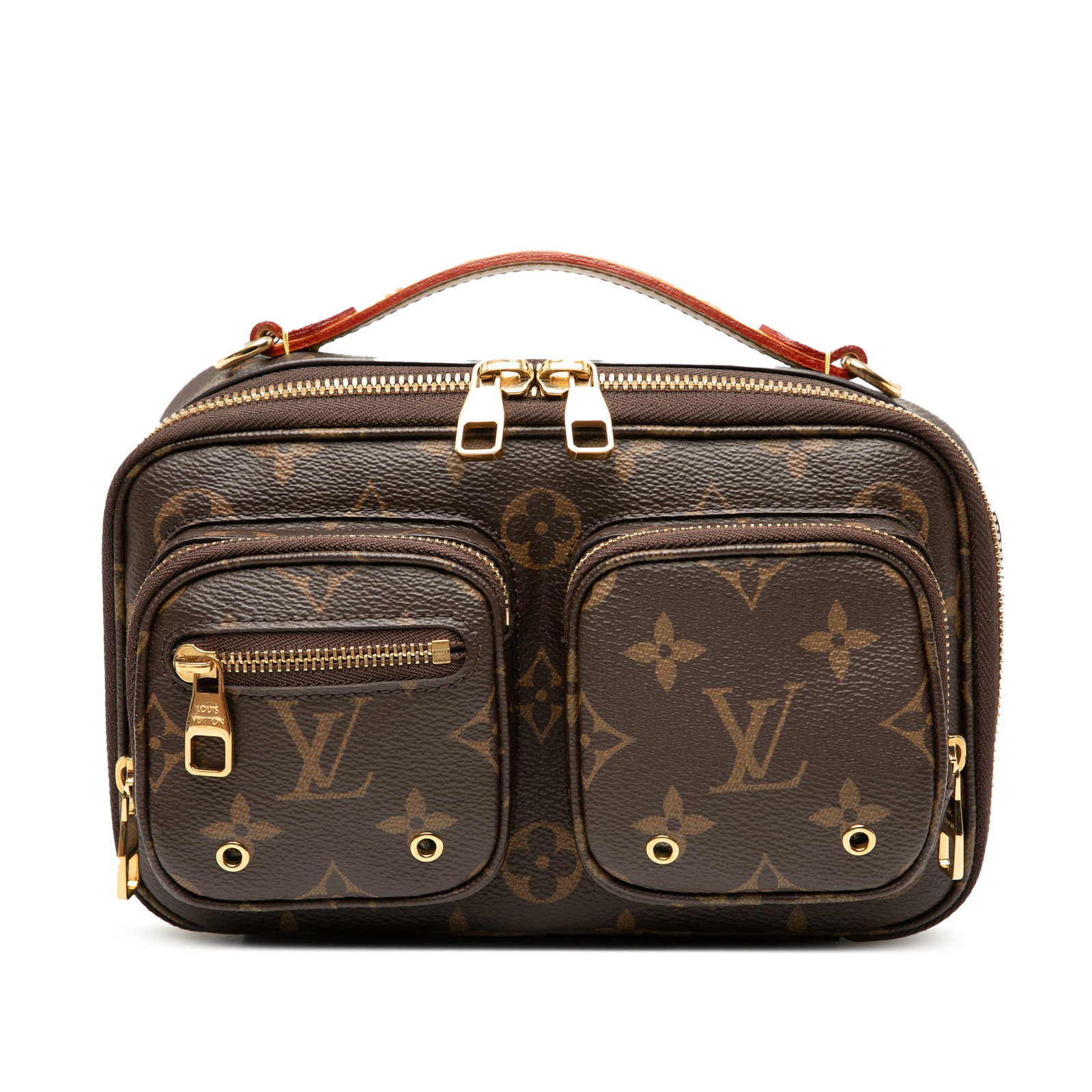 Monogram Canvas Utility Satchel by Louis Vuitton with Vachetta Handle (1 of 7)