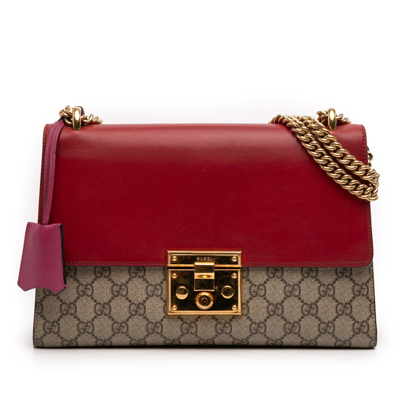 Gucci GG Supreme beige shoulder bag with chain strap (1 of 11)