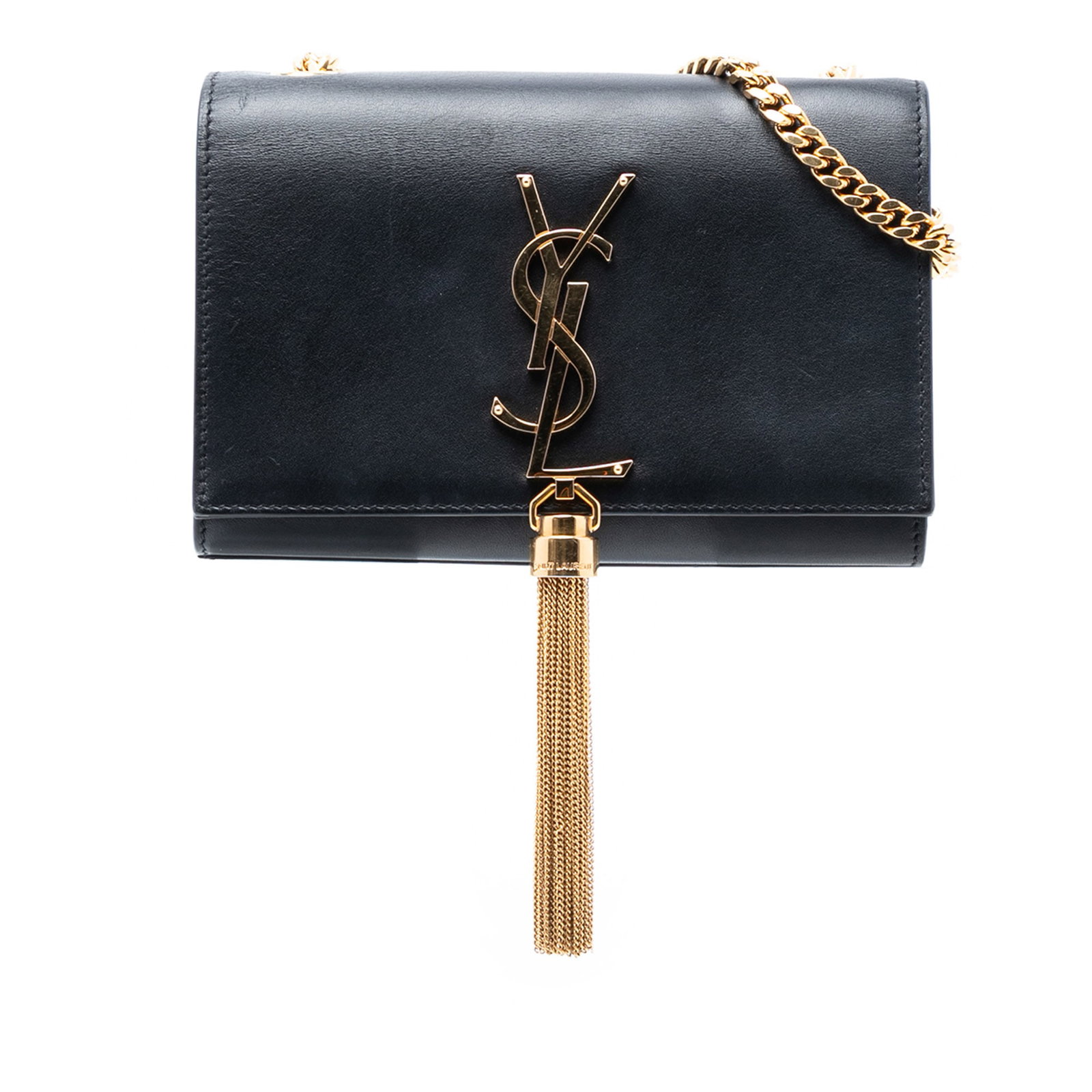 Saint Laurent Kate tassel crossbody bag black leather (1 of 7)