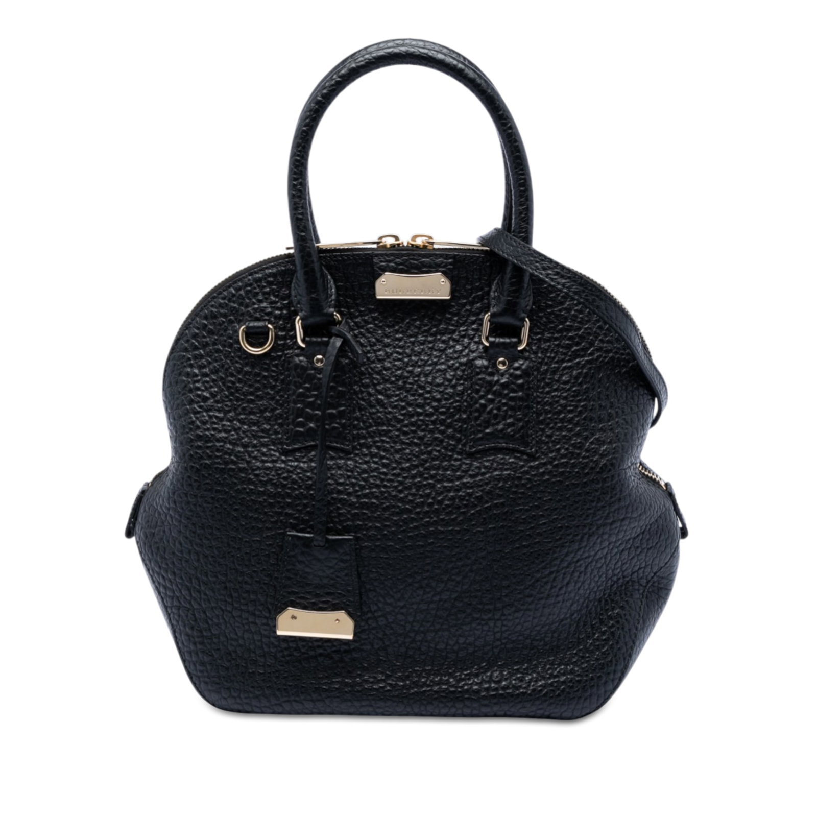Burberry Orchard bowling bag black grained calfskin leather (1 of 7)