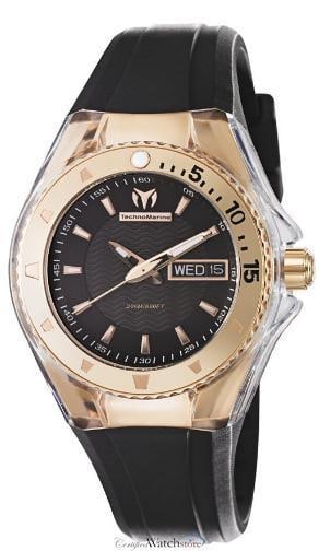 TechnoMarine Cruise Rose Gold Tone 34mm Stainless Steel Watch 110037 Authentic (1 of 1)