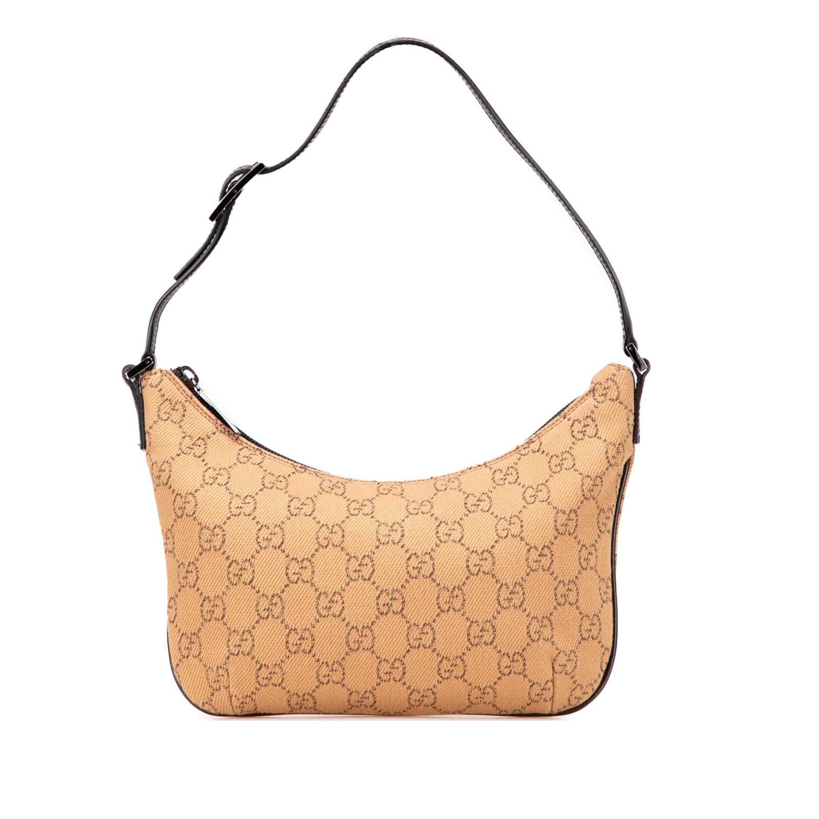Gucci GG Denim Brown Canvas Shoulder Bag (1 of 10)