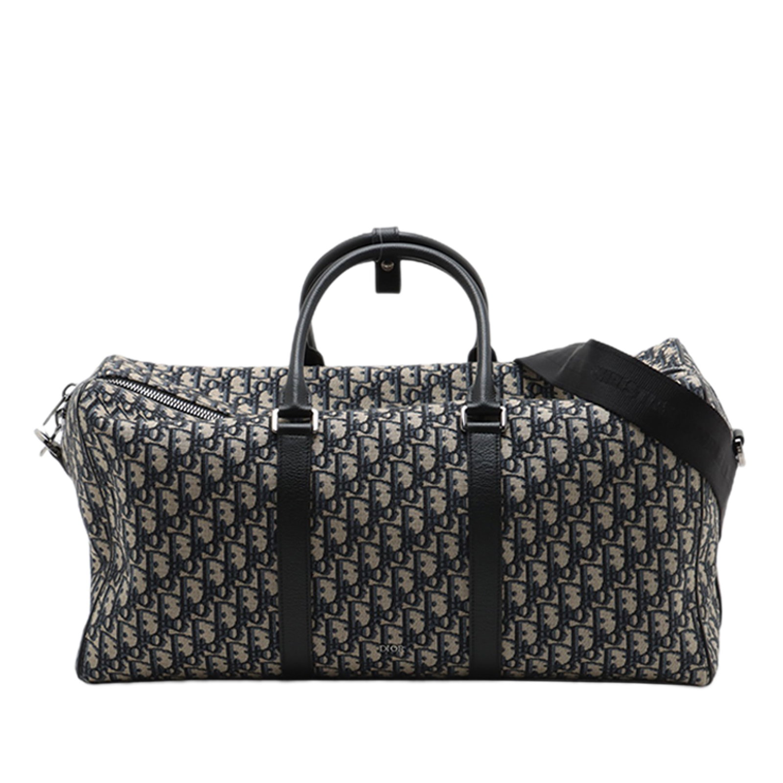 Dior Lingot 50 Oblique Canvas Travel Bag Blue (1 of 10)