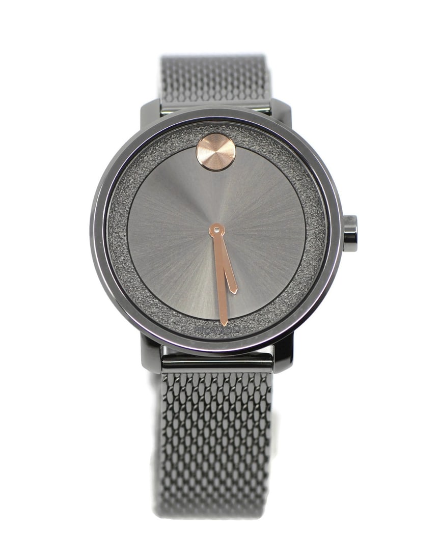 Movado Bold 3600581 Women's Analog Stainless Steel Swiss Wristwatch with Box: Movado Bold 3600581 Women's Analog Stainless Steel Swiss Wristwatch with Box This Movado Bold wristwatch features a 34mm stainless steel case and band, designed for women. The watch offers an analog d