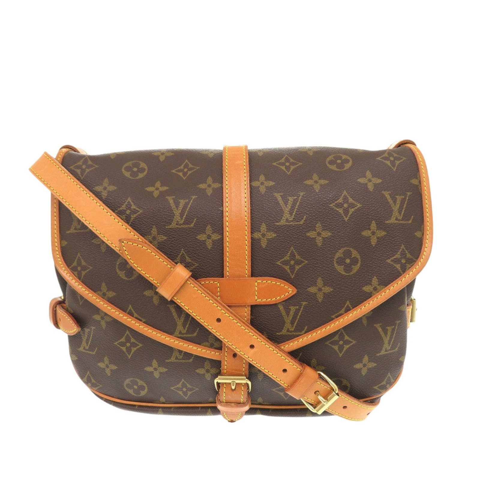 Louis Vuitton Saumur 30 Monogram Canvas Shoulder Bag (1 of 18)