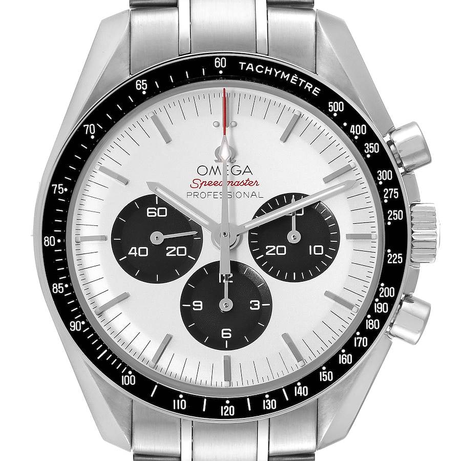 Omega Speedmaster 40mm Silver Dial Ref 522.30.42.30.04.001 Card 2018: Omega Speedmaster 40mm Silver Dial Ref 522.30.42.30.04.001 Card 2018 This Omega Speedmaster features a silver dial and is presented on reference 522.30.42.30.04.001. Crafted in stainless steel, the wa