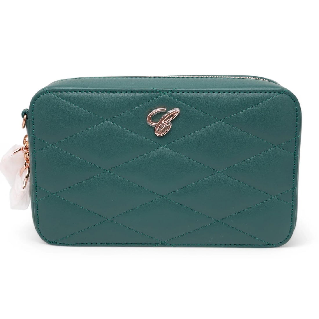 Chopard Happy Hearts Mini Chain Bag Green Quilted Leather 95000-1100 (1 of 7)