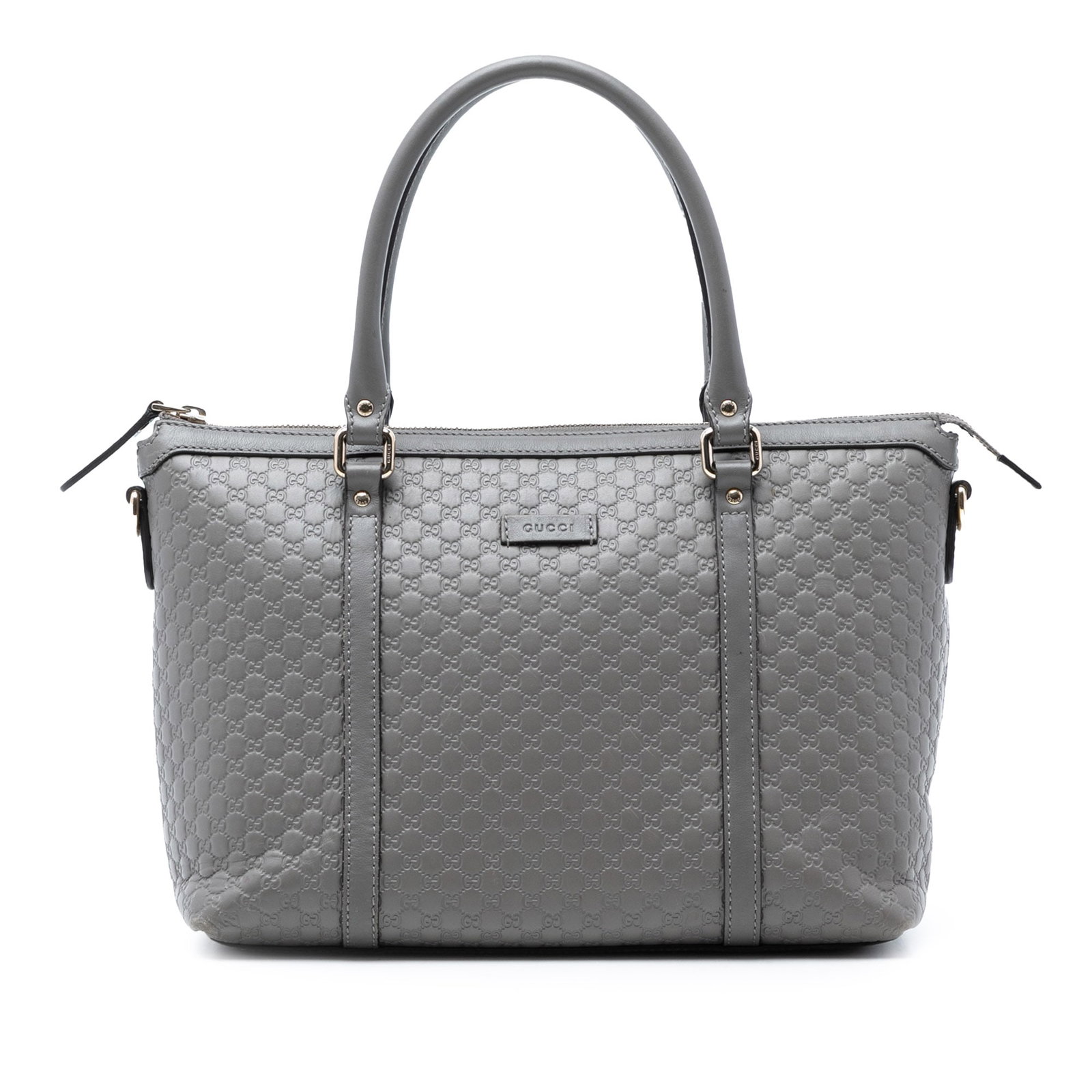 Gucci Gray Leather Joy Satchel Microguccissima Small (1 of 7)