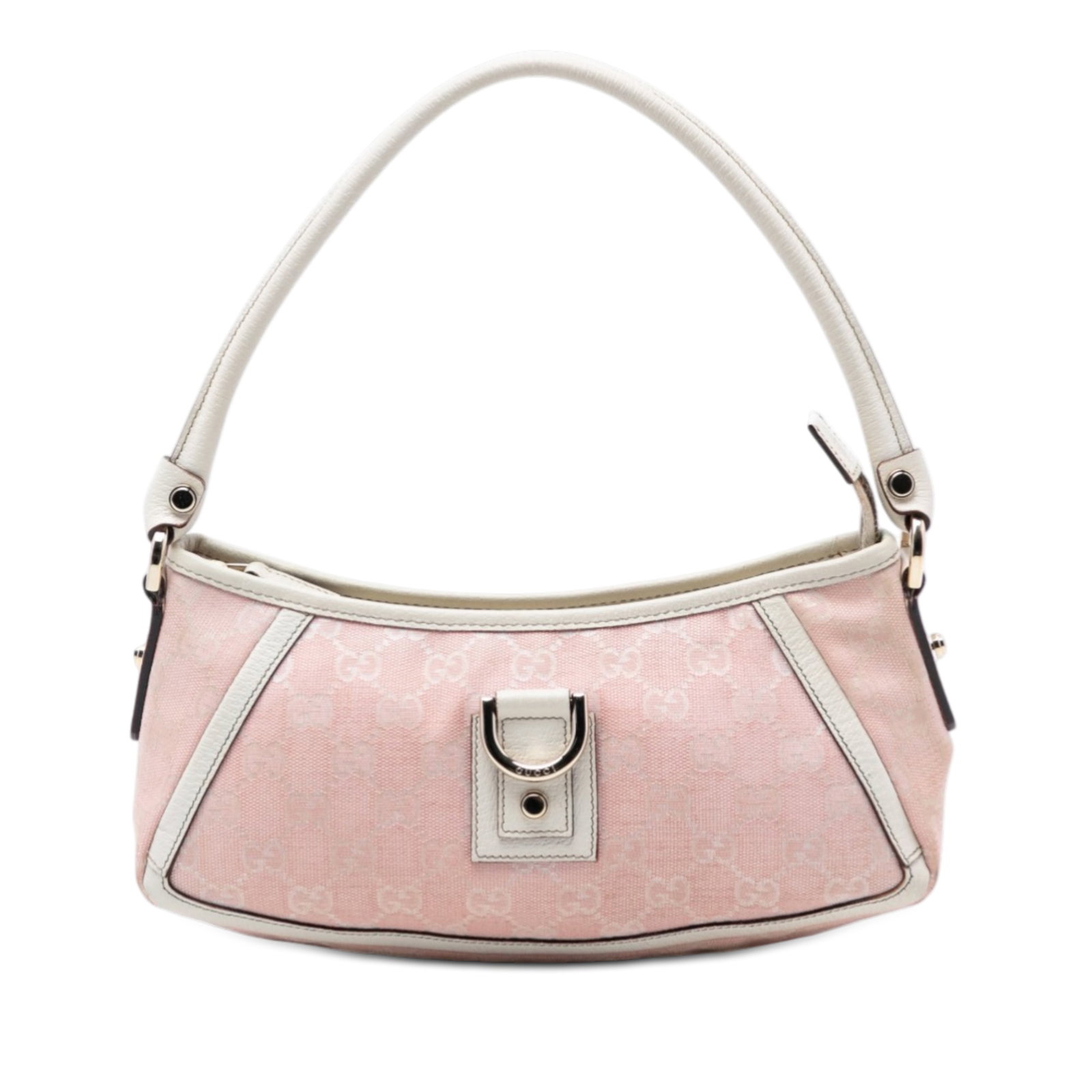 Gucci pink canvas Abbey D Ring pochette bag (1 of 7)