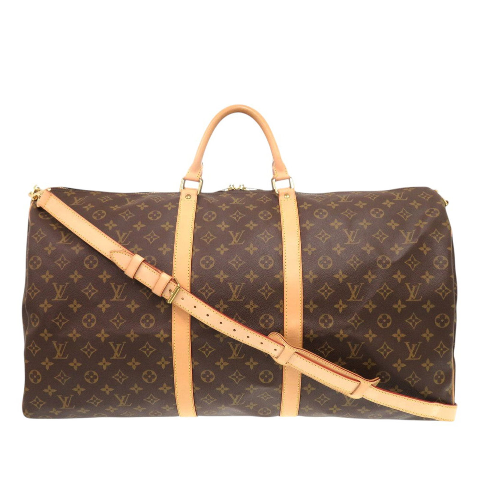 Louis Vuitton Monogram Canvas Travel Bag with Strap 60 (1 of 18)