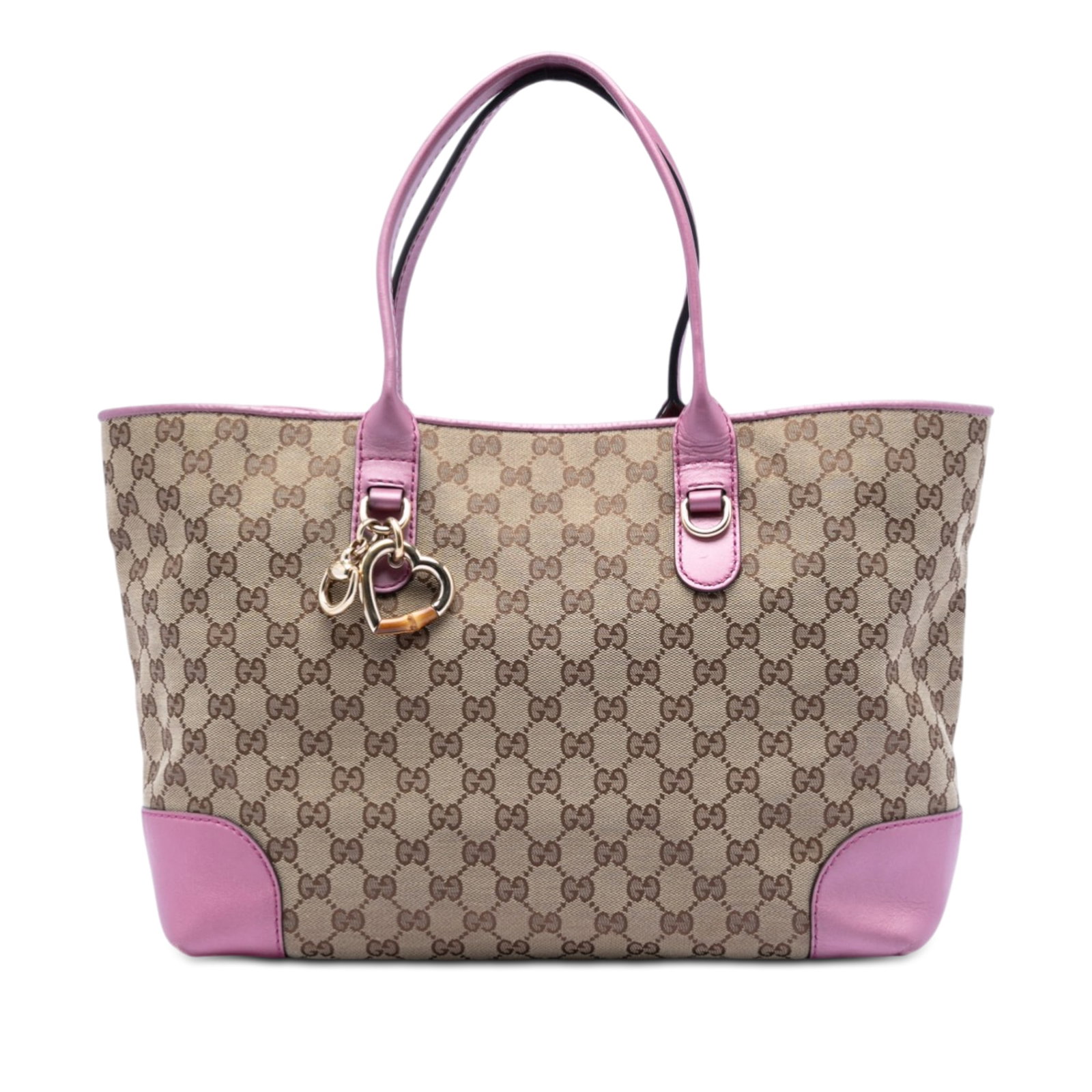 Gucci Heart Bit GG Canvas Tote Bag (1 of 7)