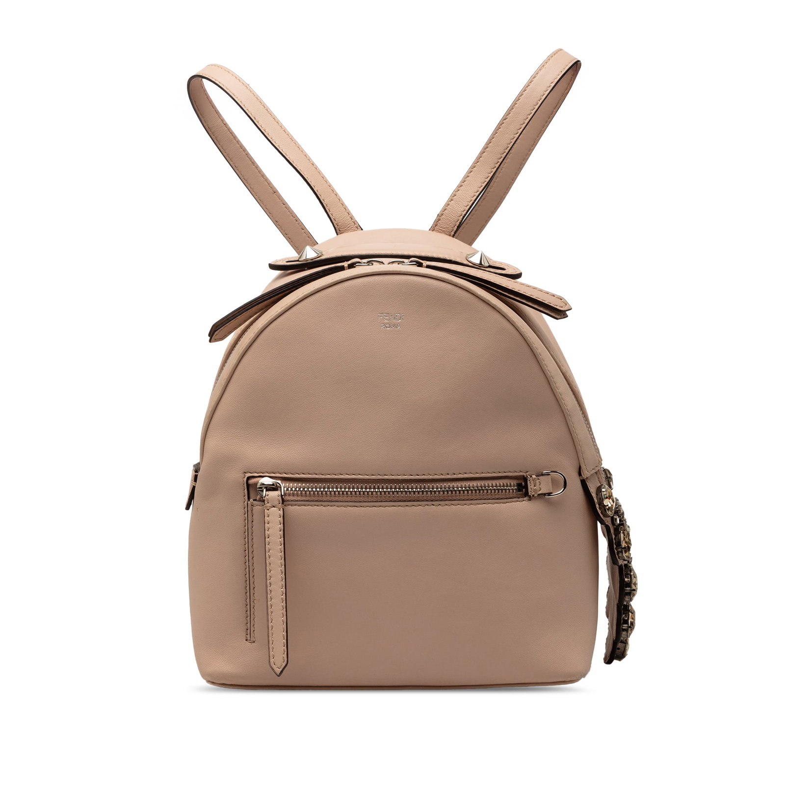Fendi Brown Leather Mini Backpack By The Way (1 of 8)