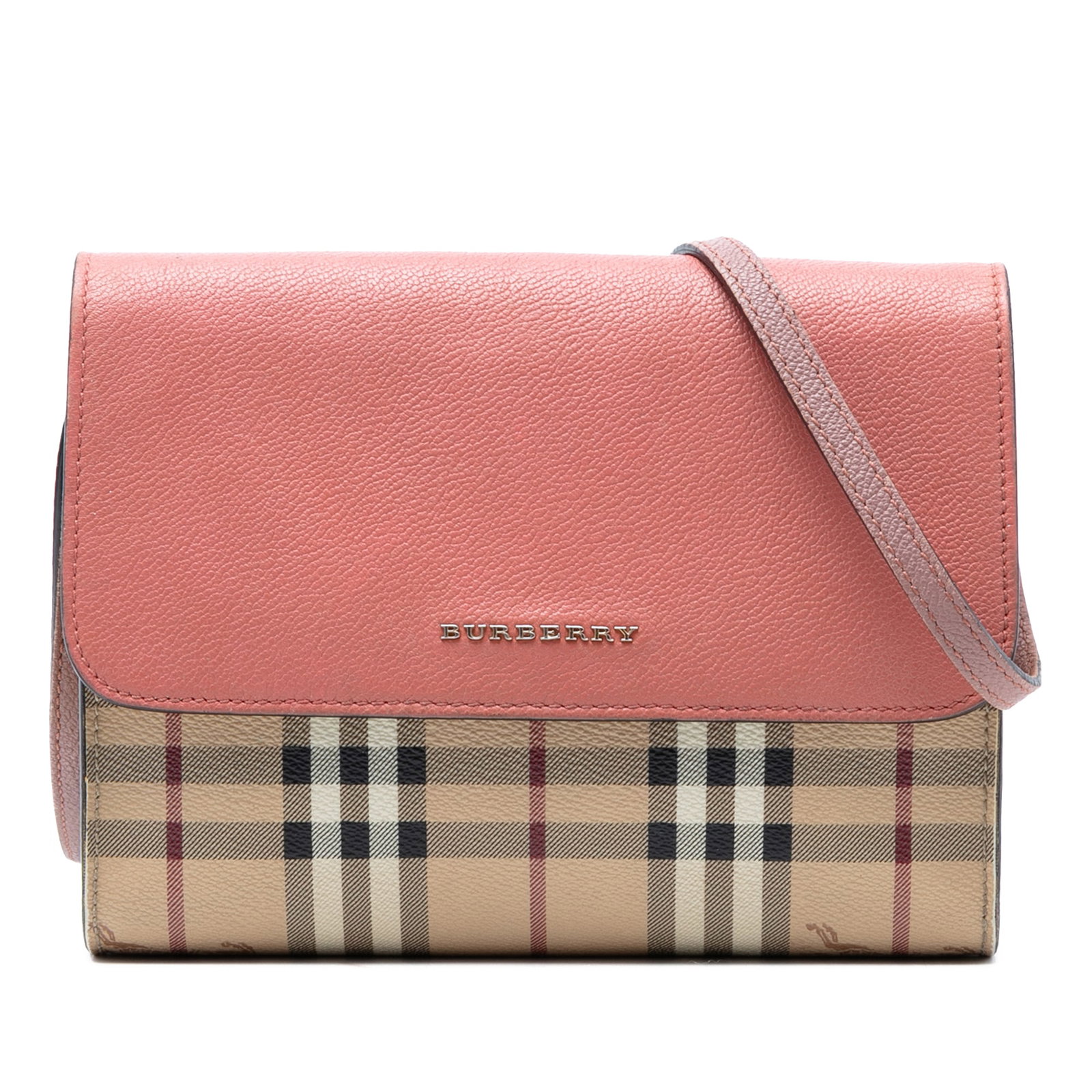 Burberry Loxley Haymarket Check Crossbody Bag: Burberry Loxley Haymarket Check Crossbody Bag This Burberry Loxley crossbody bag features the signature Haymarket check coated canvas with calfskin leather accents. It is designed with a flat leather 