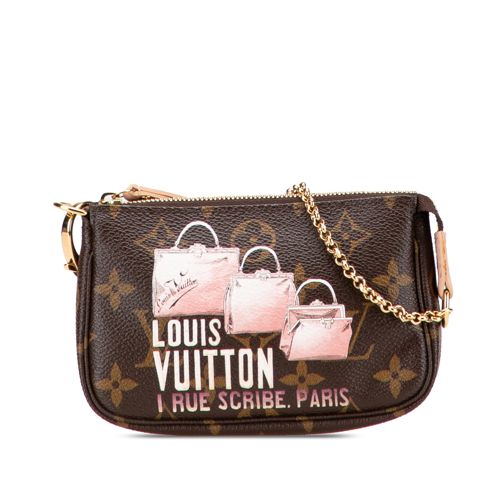 Louis Vuitton Monogram Affiche Mini Pochette Accessoires Bag (1 of 10)