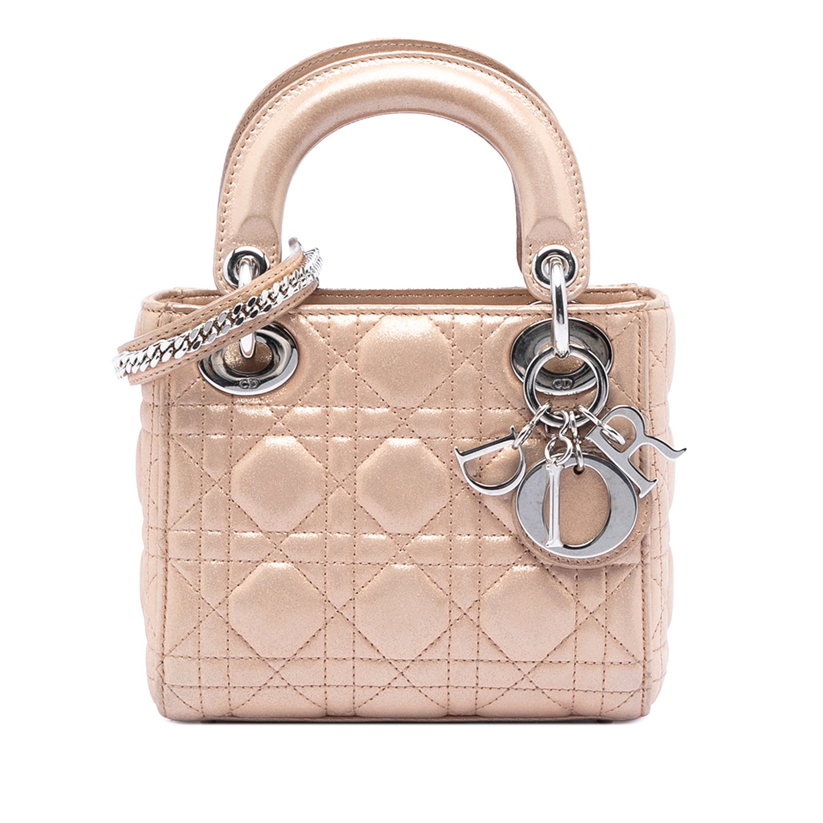 Dior Mini Cannage Lady Dior iridescent lambskin bag (1 of 7)