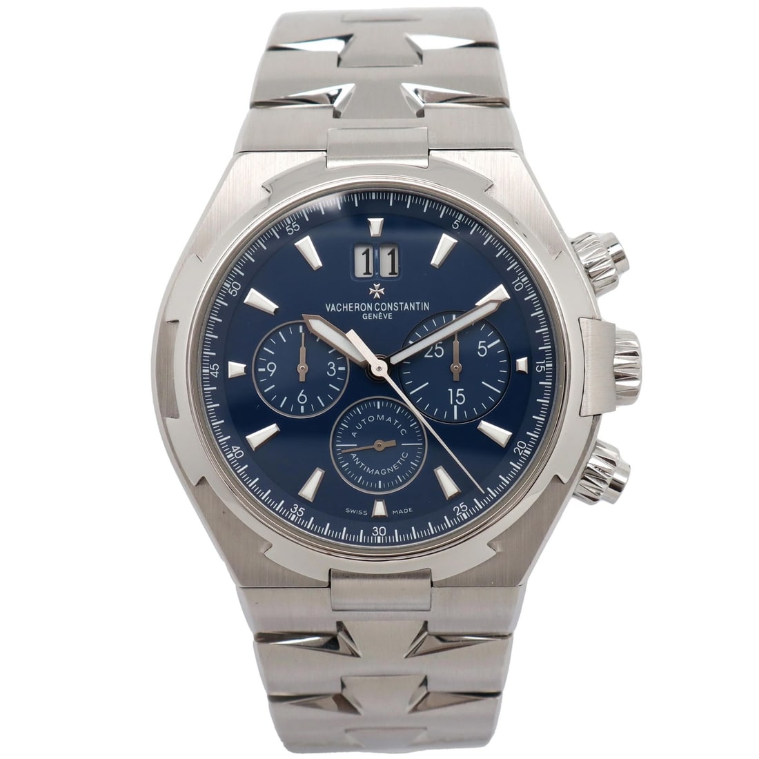 Vacheron Constantin Overseas 49150 000A Blue Dial Steel Automatic Watch (1 of 5)