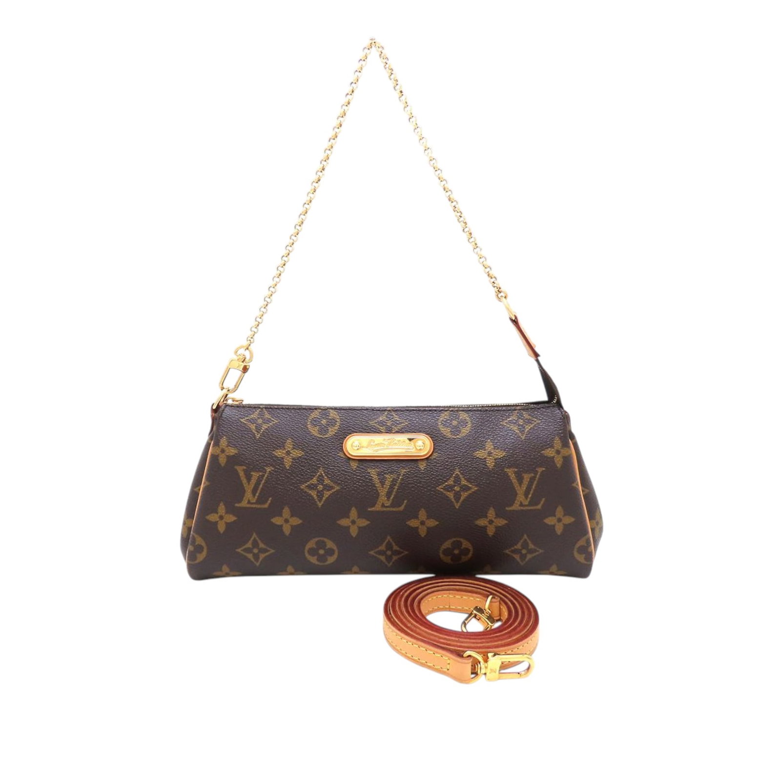 Louis Vuitton Eva monogram canvas bag with chain strap (1 of 15)