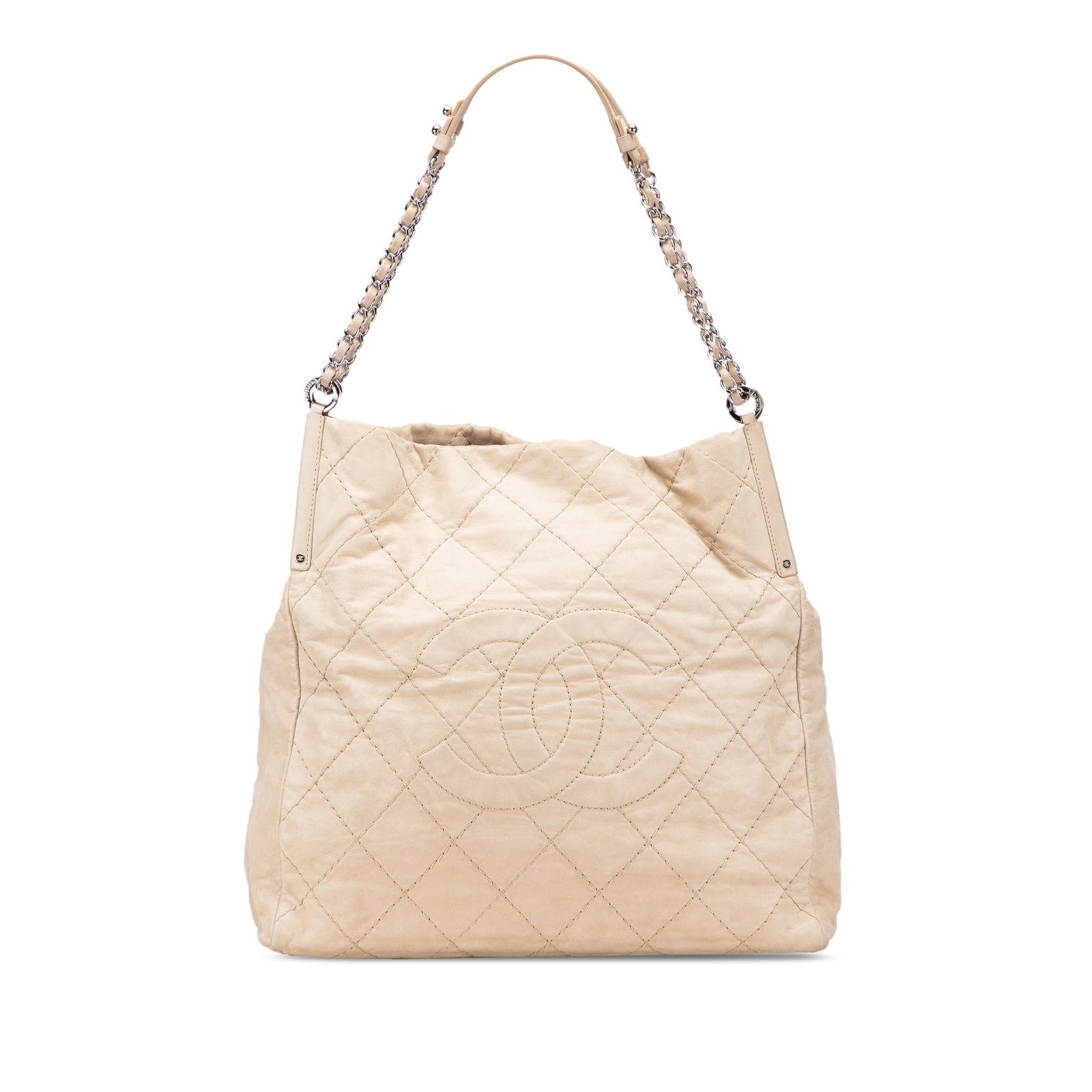 Chanel Iridescent Calfskin Sea Hit Tote Brown Italian Leather Bag (1 of 11)